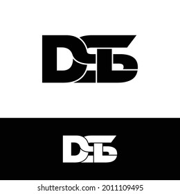 DSL letter monogram logo design vector