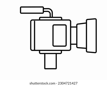 DSLR Camera icon front and back