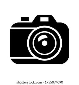 dslr camera icon or logo isolated sign symbol vector illustration - high quality black style vector icons

