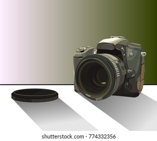 DSLR Camera vector