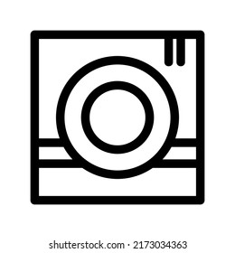 dslr icon or logo isolated sign symbol vector illustration - high quality black style vector icons
