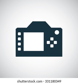 dslr icon, on white background