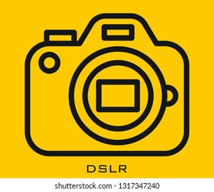 DSLR icon signs
