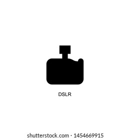 dslr icon vector black design