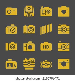 dslr web icons. Camera and Camera, Camera and Camera symbol, vector signs