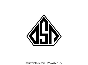 DSN Custom Monogram Logo Design.