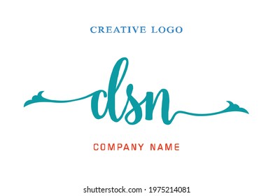 DSN lettering logo is simple, easy to understand and authoritative