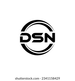 DSN Logo Design, Inspiration for a Unique Identity. Modern Elegance and Creative Design. Watermark Your Success with the Striking this Logo.