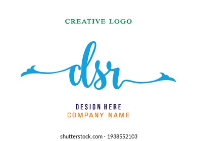 DSR lettering logo is simple, easy to understand and authoritative