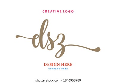 DSZ lettering logo is simple, easy to understand and authoritative