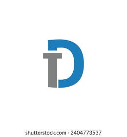 Diseño del logotipo de construcción creativa de DT