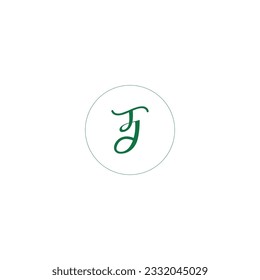 DT, TD, Abstract initial monogram letter alphabet logo design