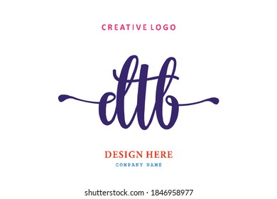 DTB lettering logo is simple, easy to understand and authoritative