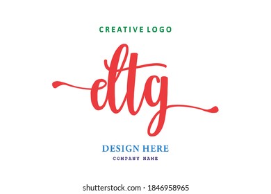 DTG lettering logo is simple, easy to understand and authoritative