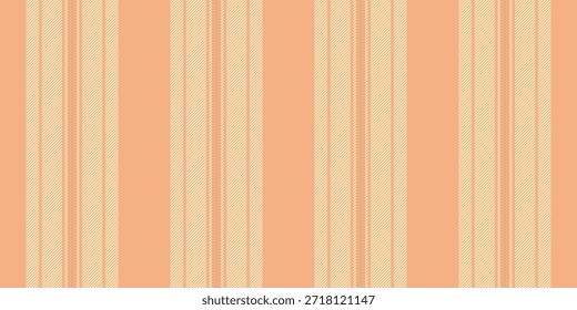 Tela de Vertical sin costuras dthnic, textil editable del patrón del fondo. Elegantes líneas de textura Vector de rayas en naranja y paleta de colores claros.