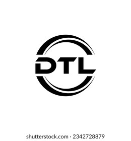 DTL Logo Design, Inspiration for a Unique Identity. Modern Elegance and Creative Design. Watermark Your Success with the Striking this Logo.