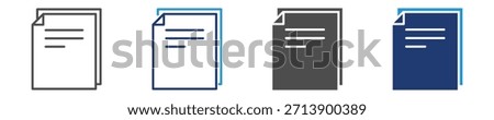 dtp icon sheet multiple style