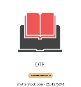 dtp icons  symbol vector elements for infographic web