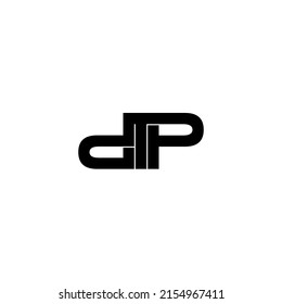 dtp letter original monogram logo design