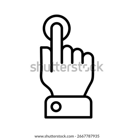 Dtp line icon vector illustration