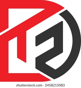 DTR-Buchstabe Logo-Design für Ihr Unternehmen