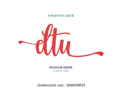 DTU lettering logo is simple, easy to understand and authoritative