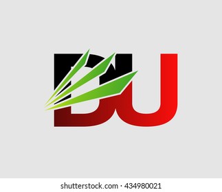 DU company linked letter logo
