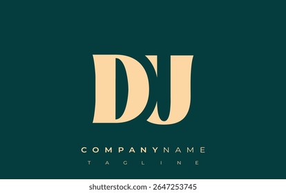 DU Creative Abstract Typography Logo Design (Projeto de logotipo de tipografia abstrata criativa). Logotipo elegante que combina tipografia arrojada e formas criativas, ideal para soluções de marca e identidade.