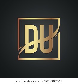 DU creative luxury letter logo
