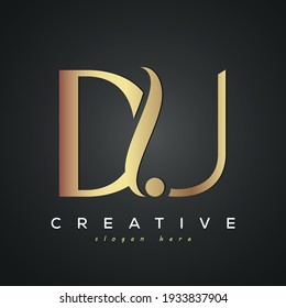 DU creative luxury premium letter logo 