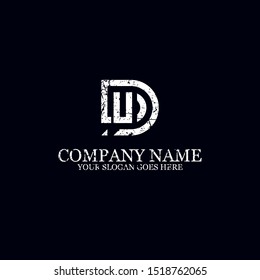 DU initial logo designs, letter logo inspiration