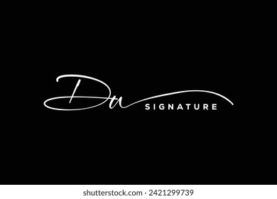 DU initials Handwriting signature logo. DU Hand drawn Calligraphy lettering Vector. DU letter real estate, beauty, photography letter logo design.