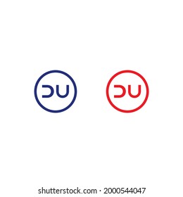 DU Letters Logo Vector 001