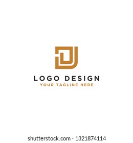 DU logo design and can be used also for UD, for all companies. - Vector