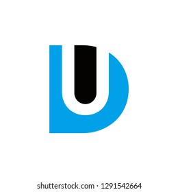 du logo design , initial , generic , vector , icon