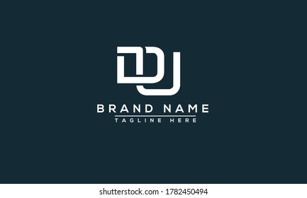 DU Logo Design Template Vector Graphic Branding Element.
