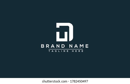 DU Logo Design Template Vector Graphic Branding Element.