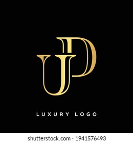 DU Logo Design Template Vector Graphic Branding Element.