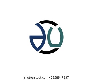 DU logo design vector template