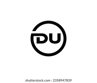 DU logo design vector template