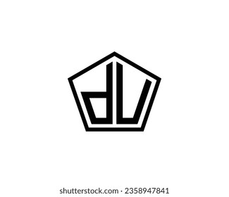 DU logo design vector template