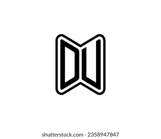 DU logo design vector template