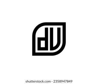 DU logo design vector template