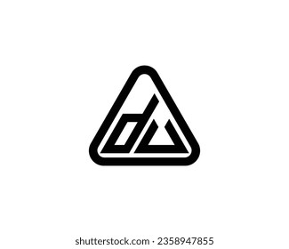 DU logo design vector template