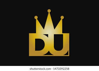 du logo with gold crown
