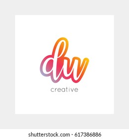 DU logo, vector. Useful as branding symbol, app icon, alphabet element, clip-art.