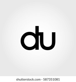 du lowercase logo black interrelated