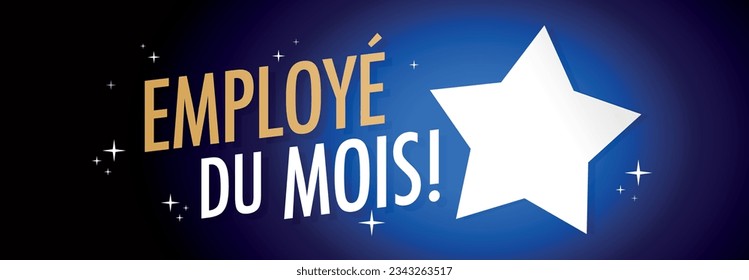 Employé du mois, Employee of the month, in French