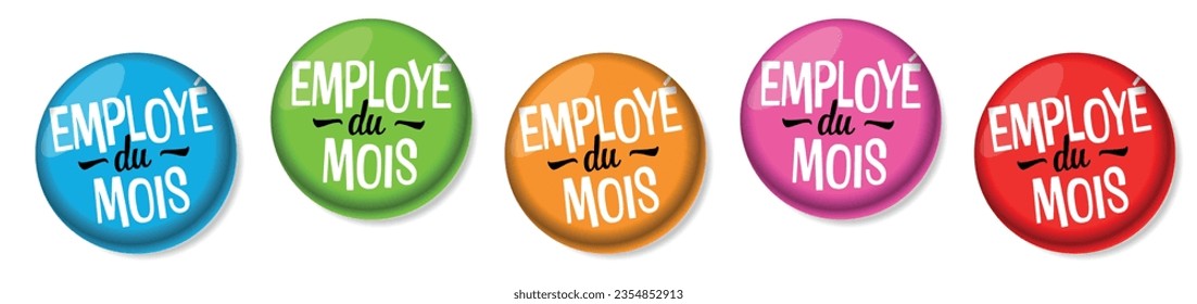 Employé du mois, Employee of the month in french