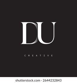 DU Monogram Logo Minimal Elegant